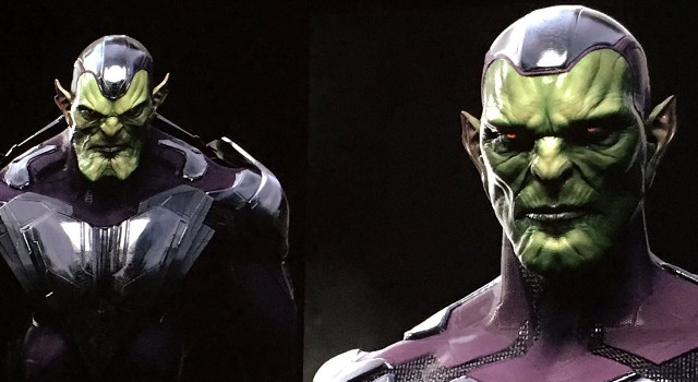 Design dos Skrulls no filme da Capitã Marvel da Marvel Studios