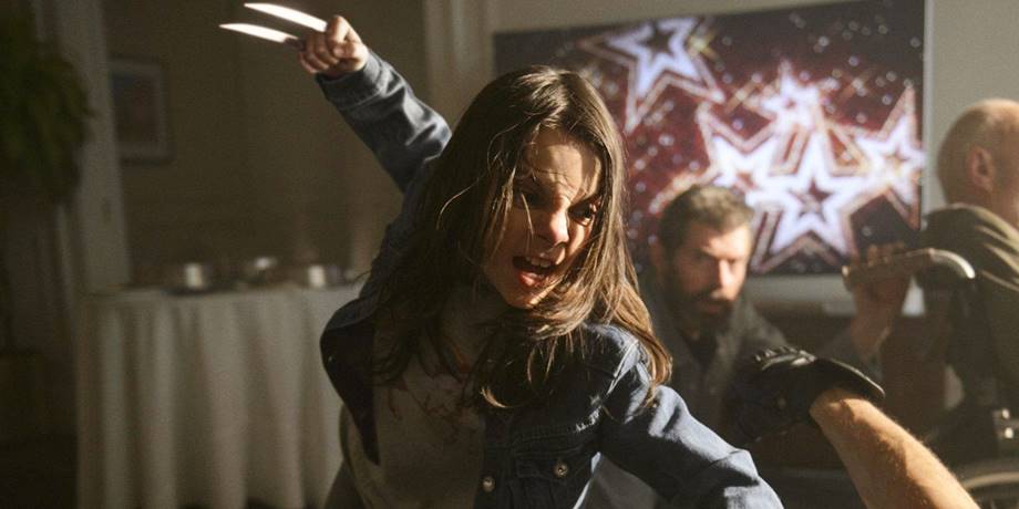 Dafne Keen como X-23 em Logan