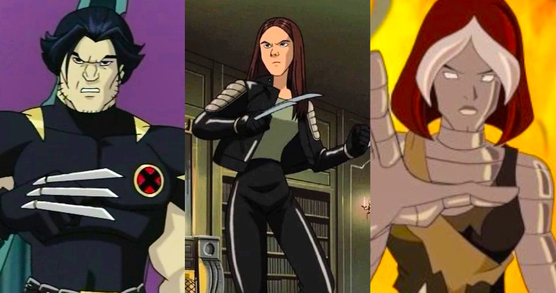 X-Men Evolution Wolverine, X-23 e Vampira